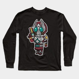 Kamen Rider Garren Chibi Style Kawaii Long Sleeve T-Shirt